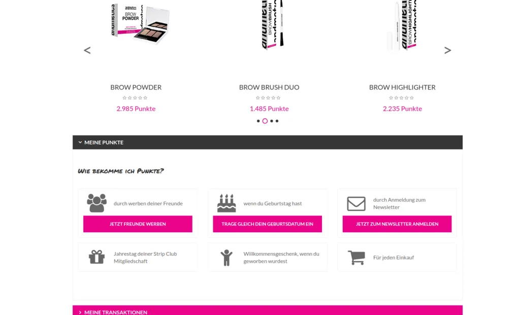 Andmetics Mobile Menu