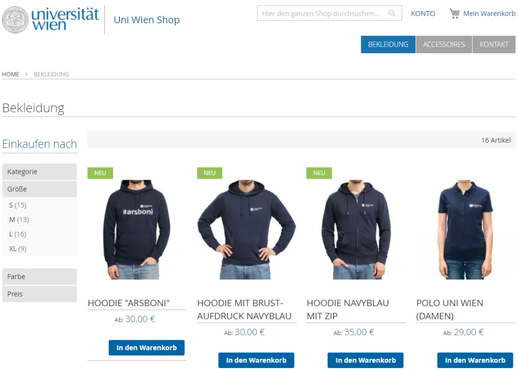 Merchandising Shop