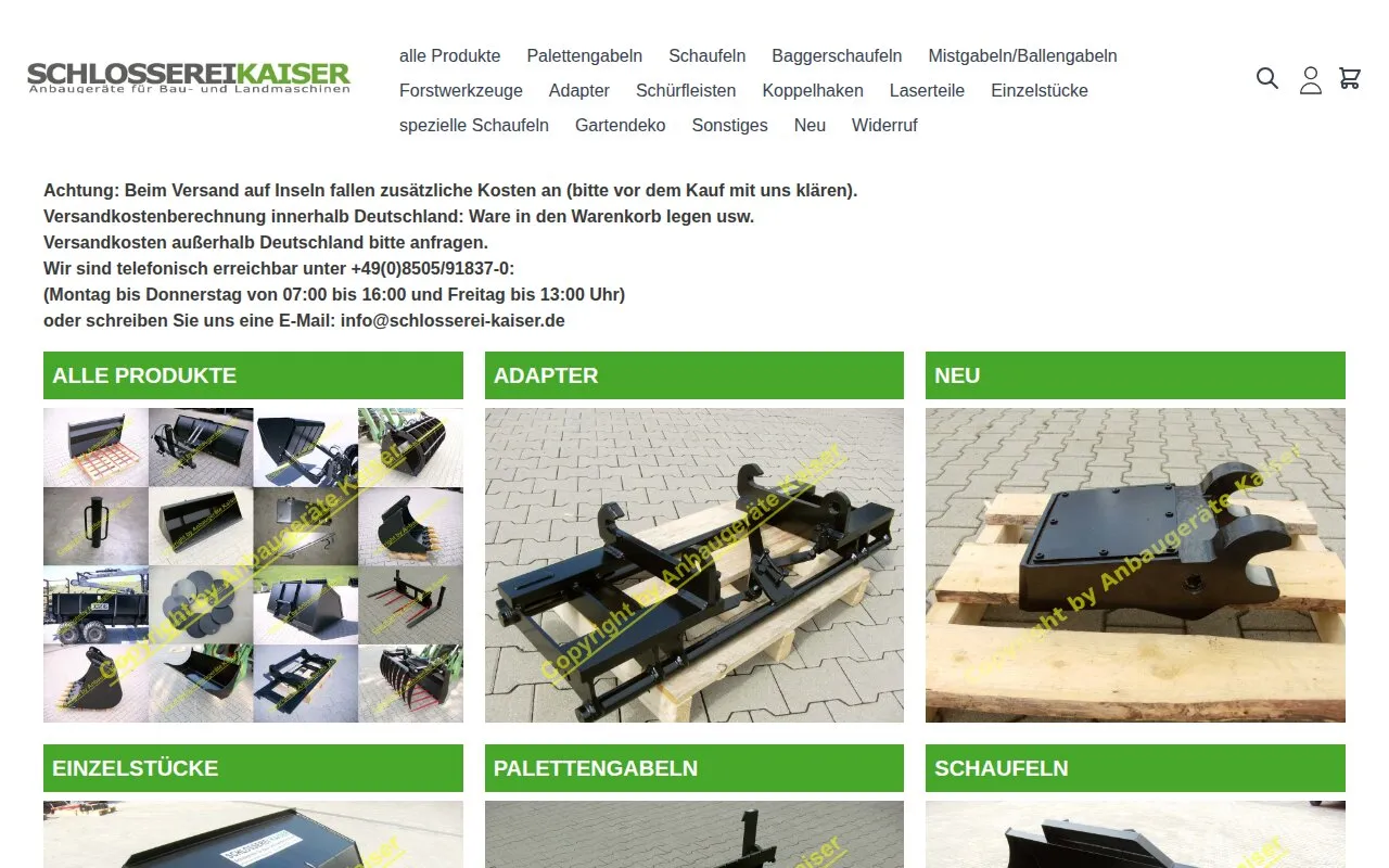 Migration von Magento 1 auf Magento 2 für Schlosserei Kaiser