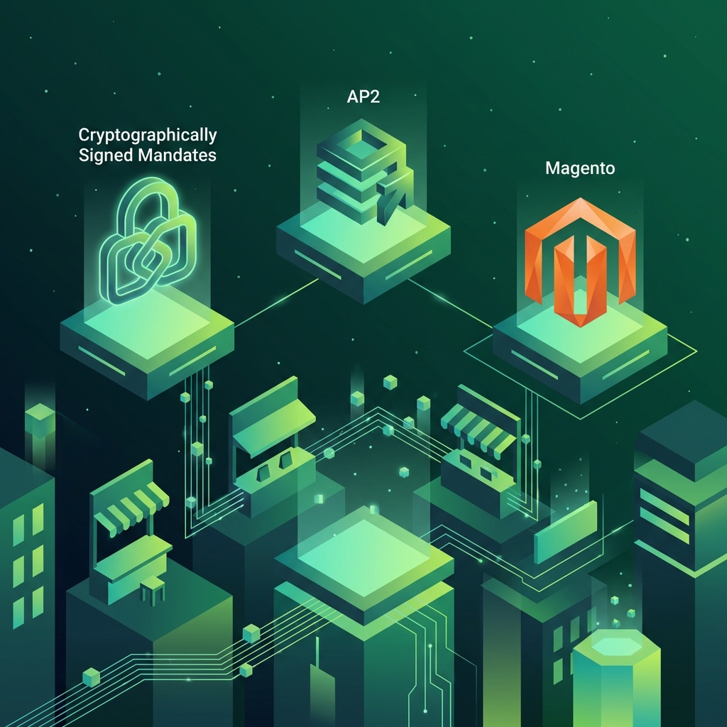 Warum setzt Google auf kryptografisch signierte Mandate mit AP2 und passt das zu Magento?