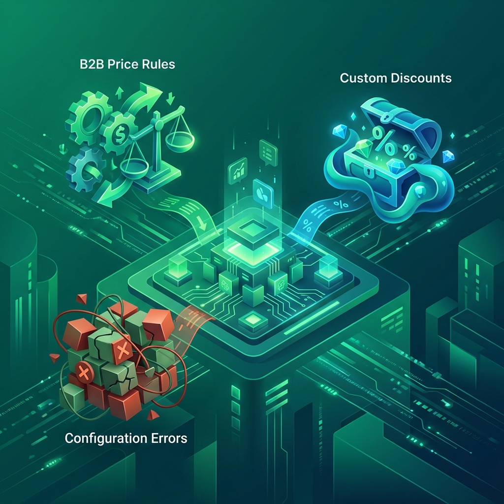 B2B-Preise in Magento Open Source: drei Architektur-Muster