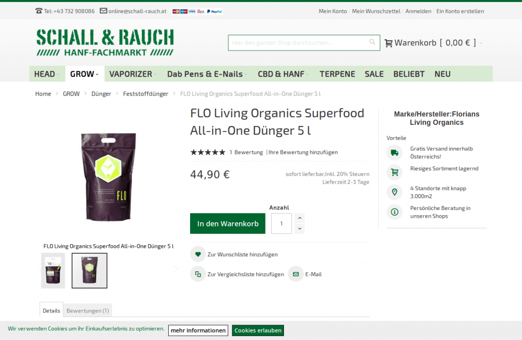 schall-rauch screenshot startseite